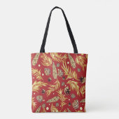 クリスマスパターン、松雪3 トートバッグ (裏面)