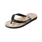 クリスマスパターン、松雪4 キッズビーチサンダル (アングル)