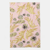 クリスマスパターン、松雪4 キッチンタオル (縦)