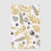 クリスマスパターン、松雪5 ゴルフタオル (正面)