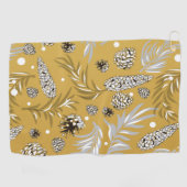 クリスマスパターン、松雪6 ゴルフタオル (横)