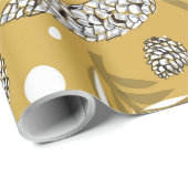 クリスマスパターン、松雪6 ラッピングペーパー (ロールコーナー)