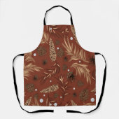 クリスマスパターン、松雪8 エプロン (正面)