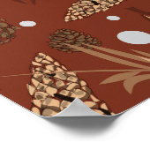 クリスマスパターン、松雪8 ポスター (角)