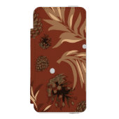 クリスマスパターン、松雪8 INCIPIO iPhoneウォレットケース (フォリオ 正面)