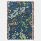 クリスマスパターン、松雪9 スローブランケット (正面縦)