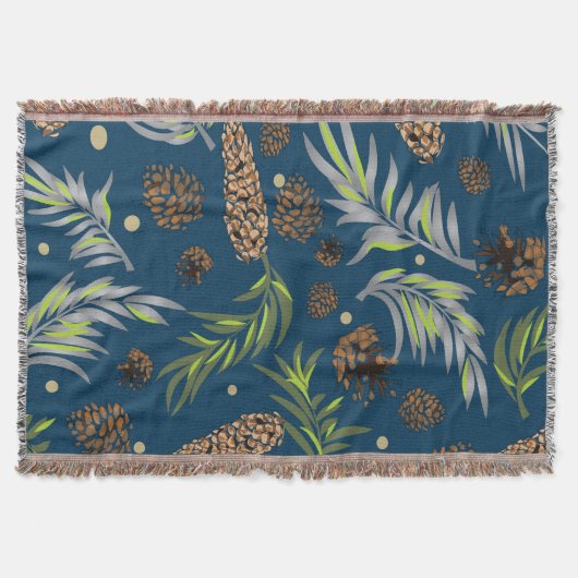 クリスマスパターン、松雪9 スローブランケット (正面)