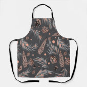 クリスマスパターン、松雪 エプロン (正面)