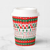 クリスマスパターン 紙コップ (右)