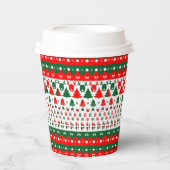 クリスマスパターン 紙コップ (正面)