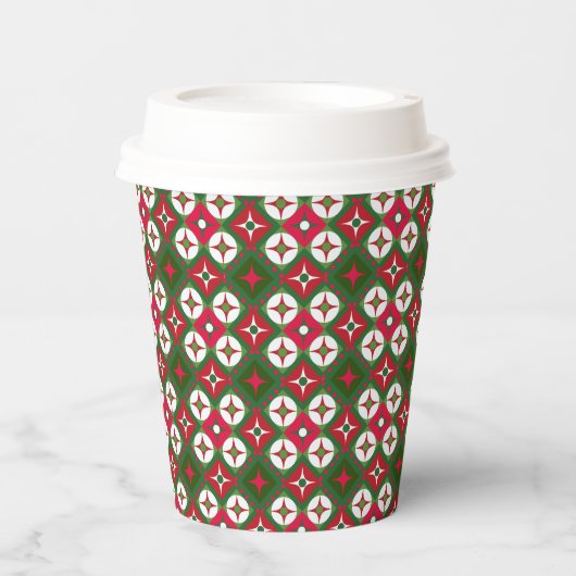 クリスマスパターン 紙コップ (正面)