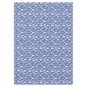 クリスマスパターン#6 ID1009 （青） テーブルクロス (正面)