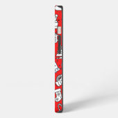 クリスマスパターン iPhoneケース (左側面)