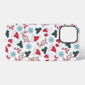 クリスマスパターン iPhoneケース (裏面横)