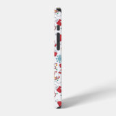 クリスマスパターン iPhoneケース (左側面)