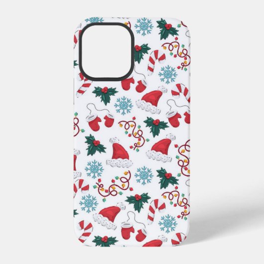 クリスマスパターン iPhoneケース (裏面)