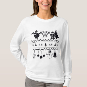 クリスマスパターン Tシャツ
