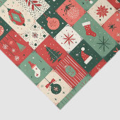クリスマスパッチワークキルト 薄葉紙 (詳細)