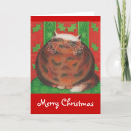クリスマスパッドのメリークリスマスのグリーティングカード シーズンカード