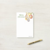 クリスマスパッド投稿itオーナメントノートパッド4 x 6 ポストイット (デスク上)