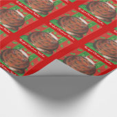 クリスマスパッド「クリスマスの願いを目的とする」赤 ラッピングペーパー (角)