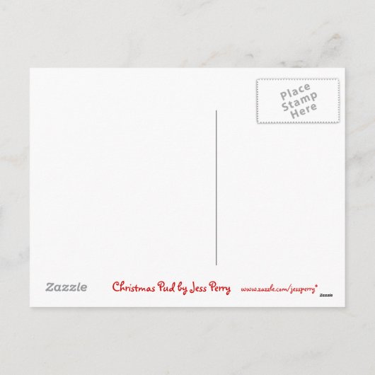 クリスマスパッド「クリスマスの願い」のはがき シーズンポストカード (裏面)