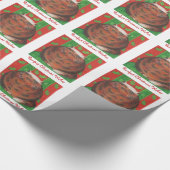 クリスマスパッド「クリスマスの願い」白 ラッピングペーパー (角)