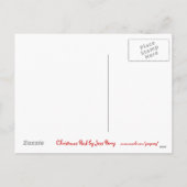 クリスマスパッド「メリークリスマス」のはがき シーズンポストカード (裏面)