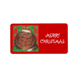 クリスマスパッド「メリークリスマス」ギフトラベルラベル赤 ラベル