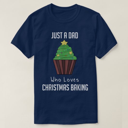 クリスマスパパを愛するベーキング2052 Tシャツ (デザイン正面)