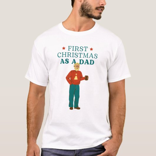 クリスマスパパ Tシャツ (正面)