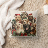 クリスマスパピーズ装飾用クッション クッション (ブランケット)