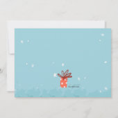 クリスマスパピー招待状 招待状 (裏面)