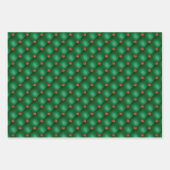 クリスマスパフィーのキルテッドトリオ ラッピングペーパーシート (正面2)