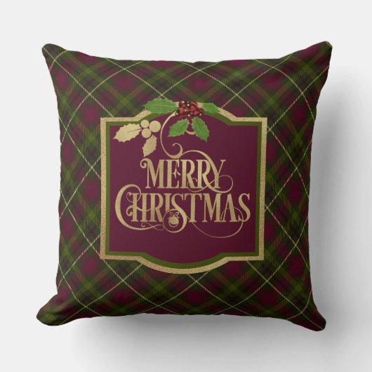 クリスマスパロズメリークリスマス装飾用クッション クッション (正面)