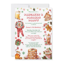 クリスマスパンケーキ&パジャマ誕生日パーティー