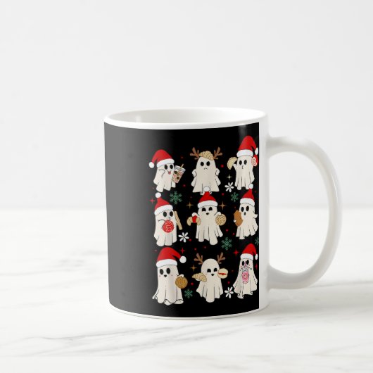 クリスマスパンタスマ幽霊サンタコンチャス コーヒーマグカップ (右)