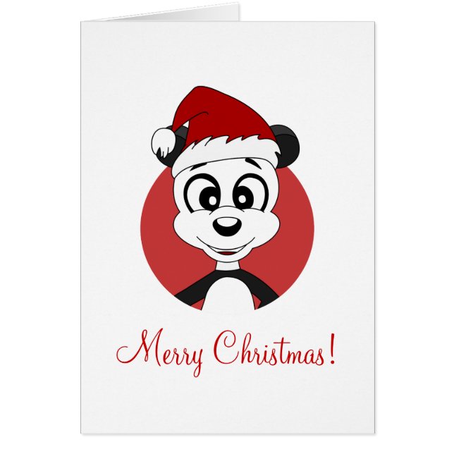 クリスマスパンダのキャラクター (正面)