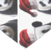 クリスマスパンダのクマ テーブルクロス (アングル)