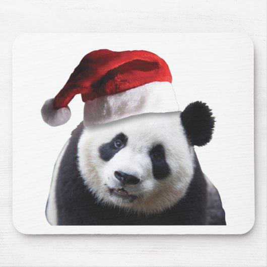 クリスマスパンダのクマ マウスパッド (正面)