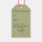 クリスマスパンダのハート ギフトタグ (裏面)