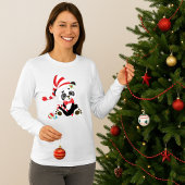 クリスマスパンダホリデー Tシャツ