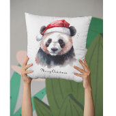 クリスマスパンダ、カスタマイズ可能 クッション