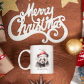 クリスマスパンダ、カスタマイズ可能 ツートーンマグカップ
