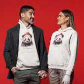 クリスマスパンダ、カスタマイズ可能 パーカ