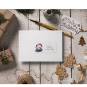 クリスマスパンダ、カスタマイズ可能 ラベル