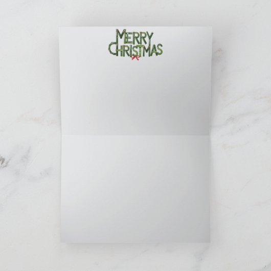 クリスマスパンダ カード (内部)