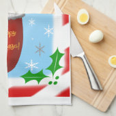 クリスマスパンダ キッチンタオル (四つ折り)