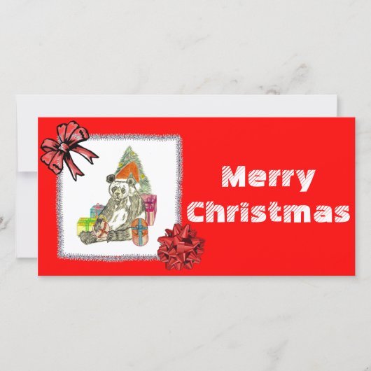 クリスマスパンダ シーズンカード (正面)