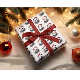 クリスマスパンダ ラッピングペーパー